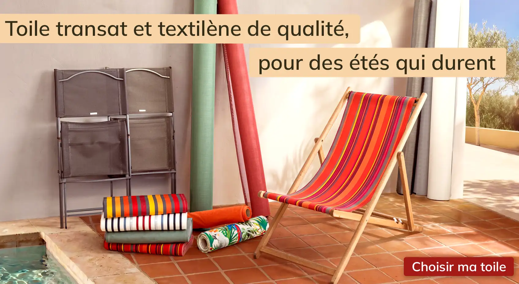 Toiles transat et textilènes 